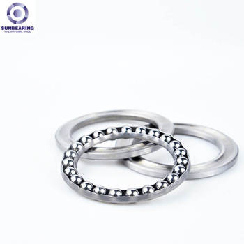 SUNBEARING 51116 Thrust Ball Bearing Silver 80*105*19mm Chrome Steel GCR15
