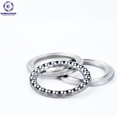 SUNBEARING 51116 Thrust Ball Bearing Silver 80*105*19mm Chrome Steel GCR15
