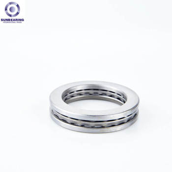 SUNBEARING 51117 Thrust Ball Bearing Silver 85*110*19mm Chrome Steel GCR15