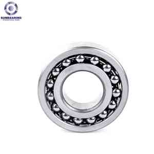 SUNBEARING 1310 Silver 50*110*27mm Chrome Steel GCR15 Self Aligning Ball Bearing