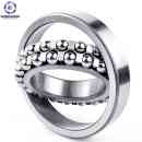 SUNBEARING Cojinete de bolas autoalineador 2314 Plata 70 * 150 * 51 mm Acero al cromo GCR15