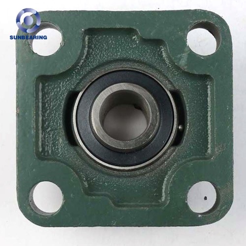 UCF207 4 Hole Square Bearing Green 35*117*44.4mm Cast Iron SUNBEARING