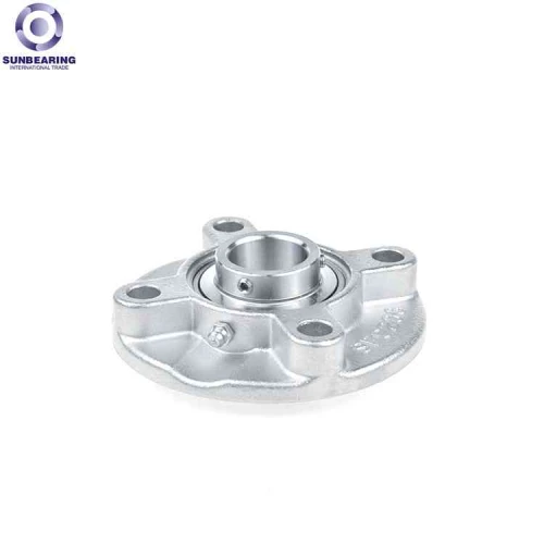 SUNBEARING Опорный подшипник скольжения UCFC213 Серебро 65 * 205 * 65,1 мм из нержавеющей стали GCR15