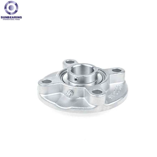 SUNBEARING Опорный подшипник скольжения UCFC213 Серебро 65 * 205 * 65,1 мм из нержавеющей стали GCR15