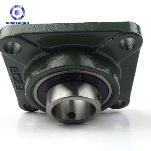 UKF206 Four-Bolt Flanged Housed Units with Adapter Sleeve 25mm SUNBEARING