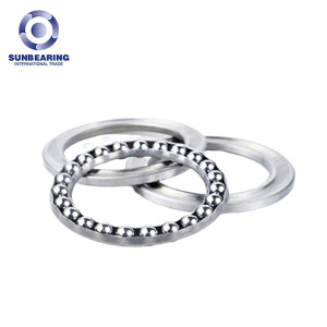 51203-A Thrust Ball Bearing Single Direction 17*35*12mm Chrome Steel GCR15 SUNBEARING