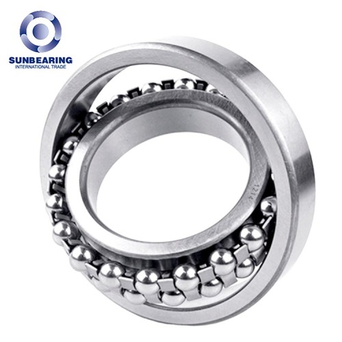 SUNBEARING 2211 Silver 55*100*25mm Chrome Steel GCR15 Self Aligning Ball Bearing