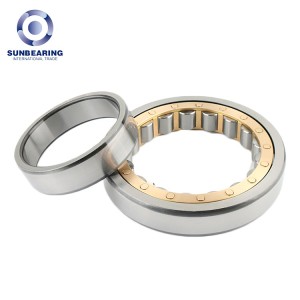 SUNBEARING Cylindrical Roller Bearing NU209 Yellow and Silver 45*85*19mm Chrome Steel GCR15