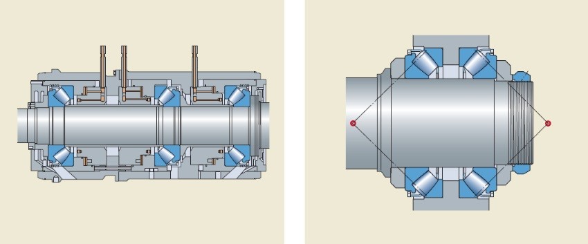 tapered roller thrust bearing structure