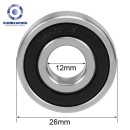 S6000-2RS Stainless Steel Deep Groove Ball Bearing 10*26*8mm SUNBEARING