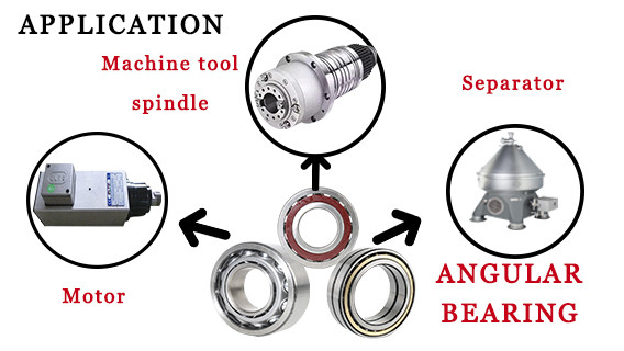 angular contact ball bearing drawing