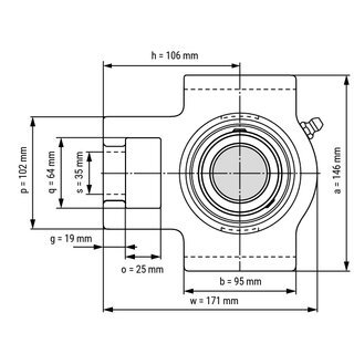 UCT211 bearing