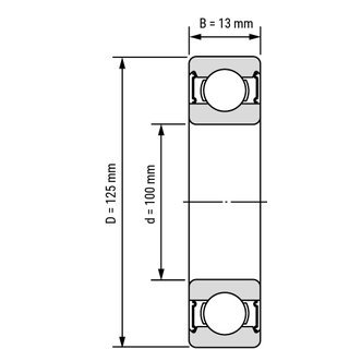 6820 bearing drawing