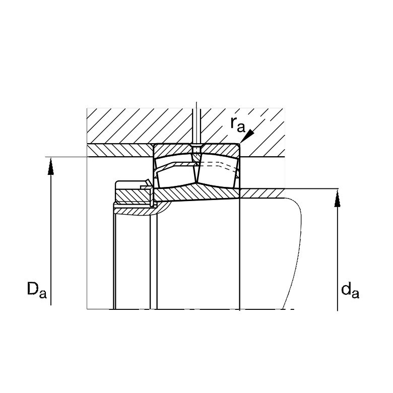 roller bearing drawing