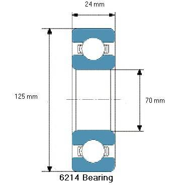 6214 bearing drawing