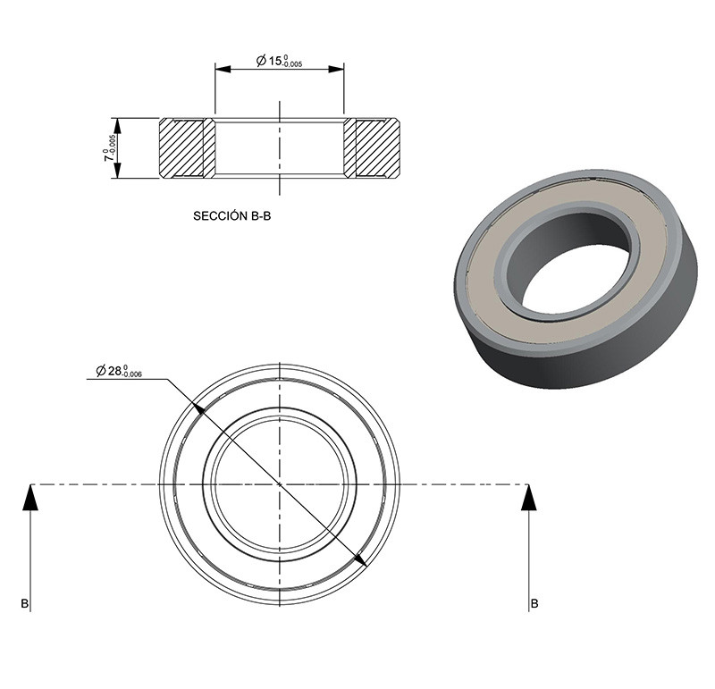 6902 bearing size