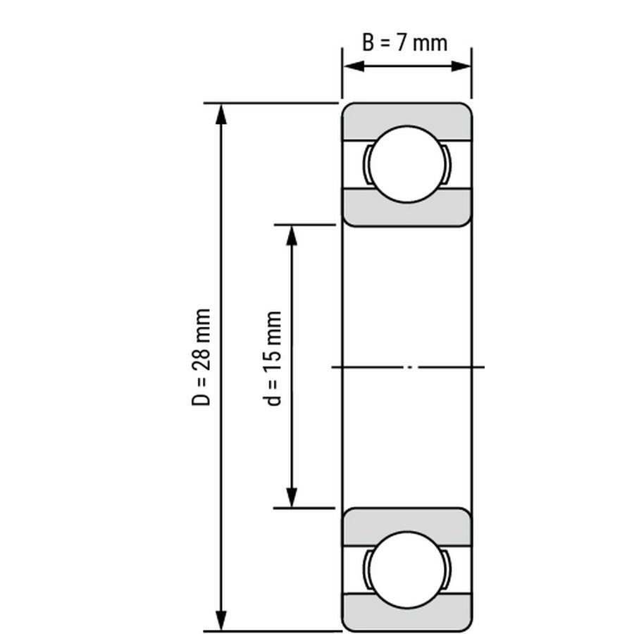 6902 bearing dimension