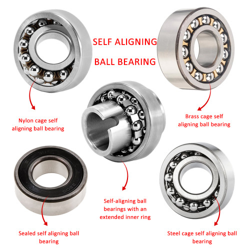 SUNBEARING 1217 Self Aligning Ball Bearing Silver 85*150*28mm Chrome Steel GCR15