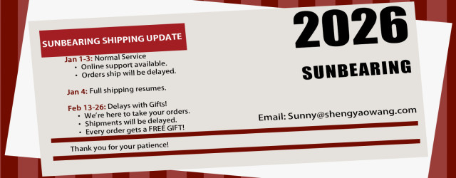 Types of rolling bearings