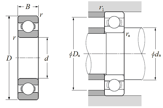 6700 bearing drawing