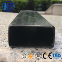 The manufacture supply black mild rectangular steel pipe furniture fittings