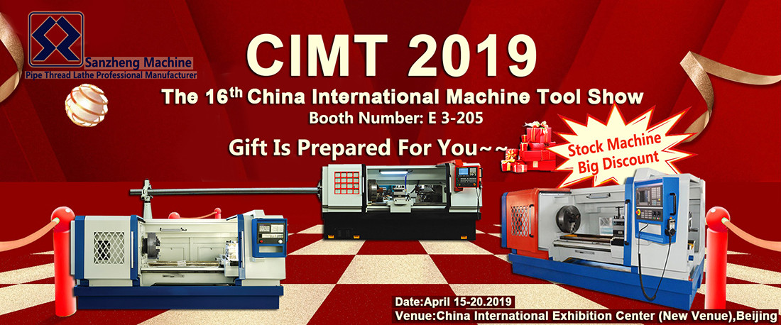 pipe threading lathe machine