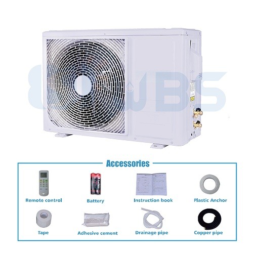 AC/DC 12000 BTU air conditioner that runs on solar power on grid solar air conditioner price