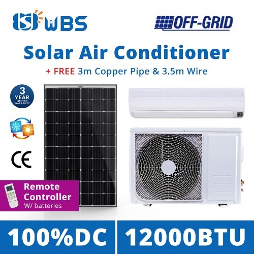 DC solar air conditioning unit 12000BTU Off Grid solar power air conditioner for home