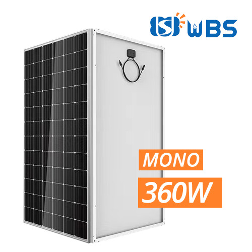 WBS 360W Mono Crystalline Module 36V with MC4 Connector 60 Cell High Efficiency - Only for Bulk