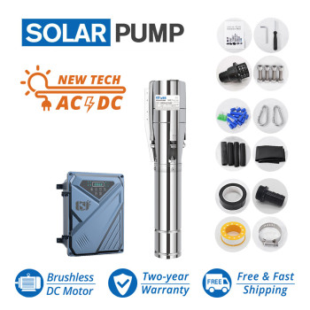 WBS AC/DC 6inch Solar Submersible Bore Well Pump Stainless Steel Impeller Australia Price(free shipping)