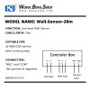 Low Level Sensor for Solar Bore Well Pump Float Switch Tank Pool Water 20m Cable