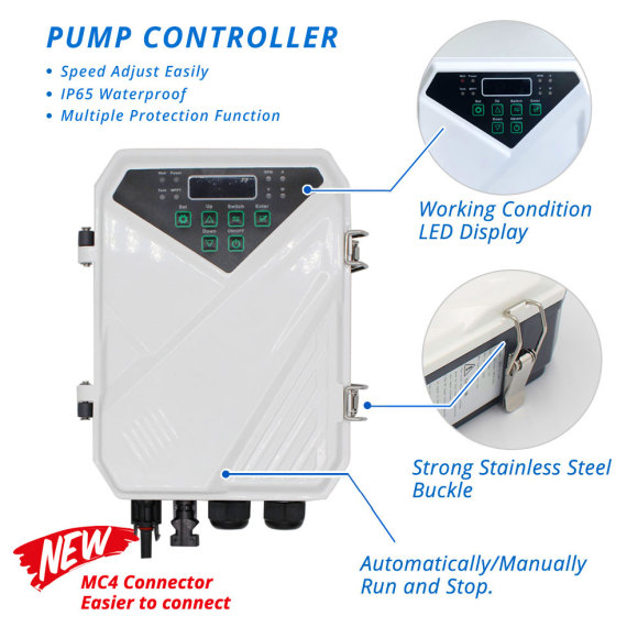 WBS DC Replacement Controller for Solar Pump - Only for WBS Solar DC Pump