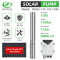DIFFUL WBS Solar Pump kit,3inch 110V 1100W solar well pump with mppt controller.