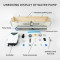 DIFFUL WBS Solar Pump kit,3inch 110V 1100W solar well pump with mppt controller.