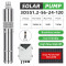 DIFFUL WBS Solar Screw Pump kit,3inch 24V 120W solar pump with mppt controller.