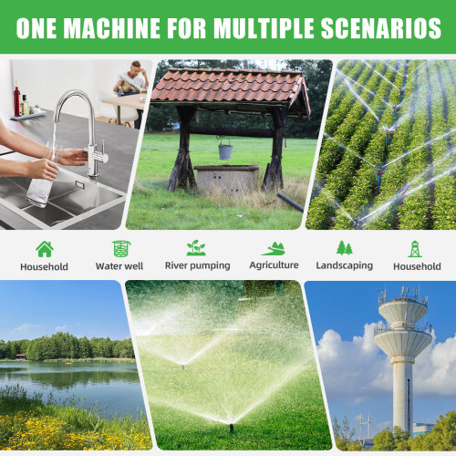 DIFFUL WBS 3" DC Screw Solar Water Bore Pump 120W Submersible Well 30m Cable