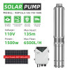 DIFFUL WBS 4" 4inch  Submersible Deep Well Solar Water Bore Pump 110V 2HP Borehole Irrigation Farm