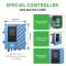 DIFFUL WBS Hybrid AC/DC 1500W 2HP Solar Submersible Bore Pump 13T/H 60m Farming Irrigation