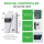 DIFFUL WBS 4" Solar AC/DC Submersible Water Bore Pump 10HP 3 phases Hybrid  Pump 220m Max Head 18m3/h