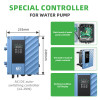 DIFFUL WBS 4" 4inch  AC/DC Solar Powered Bore Well Water Pump 2HP Submersible Hybrid Deep 110/220V