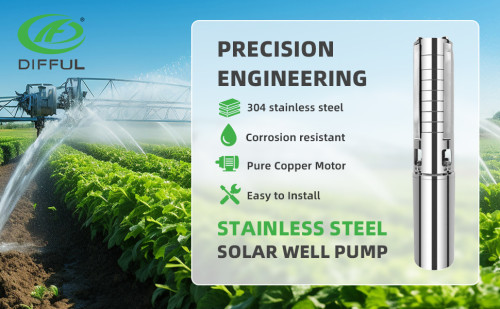 WBS 4inch 2HP Hybrid AC/DC Solar Submersible Bore Pump SS304 Water-Filled Motor 4DFSW18-137-300-3000-AD