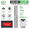 DIFFUL WBS Solar Well Pump kit,4inch 48V 750W solar pump with mppt controller.