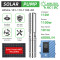 DIFFUL WBS Solar Well Pump kit,4inch 110V 1100W solar pump with mppt controller.
