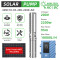 DIFFUL WBS Solar Well Pump kit,4inch 200V 2200W solar pump with mppt controller.