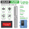 DIFFUL WBS Solar Well Pump kit,4inch 70V 2200W solar pump with mppt controller.