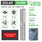 DIFFUL WBS Solar Well Pump kit,4inch 245V 3000W solar pump with mppt controller.