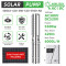 DIFFUL WBS Solar Well Pump kit,4inch 520V 5500W solar pump with mppt controller.