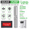 DIFFUL WBS Solar Well Pump kit,4inch 520V 5500W solar pump with mppt controller.