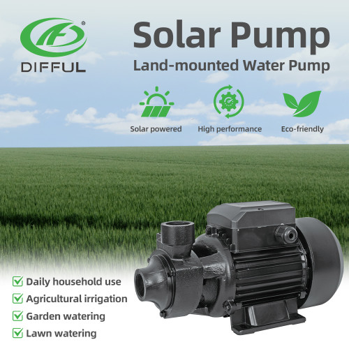 DIFFUL WBS DC Solar Peripheral Vortex Pressure Pump Clean Water 550W River Pond Offgrid