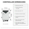 DIFFUL WBS DC Solar Peripheral Vortex Pressure Surface Pump Clean Water 550W River Pond Offgrid